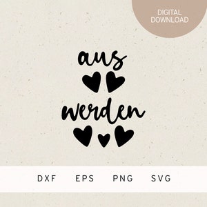 Fichier traceur | 2 cœurs deviennent 3 | SVG | DXF | PNG | EPS | Bébé | Grossesse | Famille | Nouveau-né | Tout-petit | Naissance | Amour