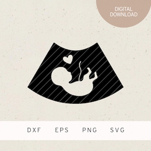 File plotter | Immagine ecografica del bambino | SVG | DXF | PNG | EPS | Nascita | Famiglia | Annuncio di gravidanza | Nonna | Nonno | Papà | Figlio illegittimo