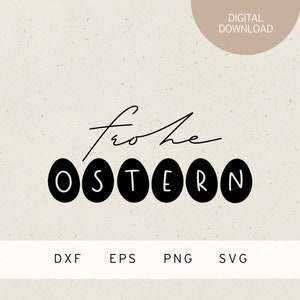 Plotterdatei | Frohe Ostern | Ostereier | SVG | DXF | PNG | Eps | Frühling | Frühlingserwachen | Osterhase | Ostersuche Osterzeit | Geschenk