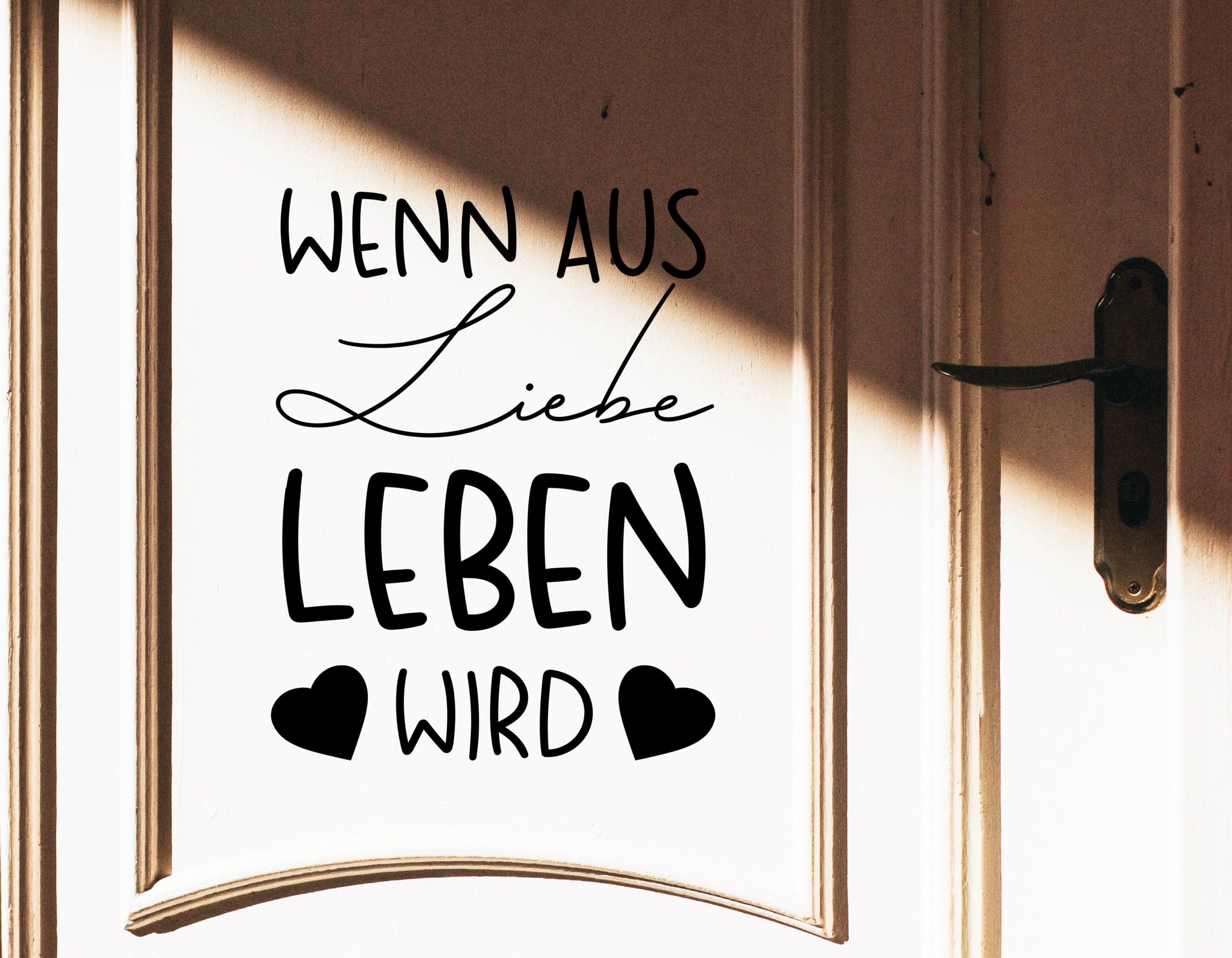 Plotterdatei wenn aus Liebe Leben wird SVG DXF PNG Etsy.de