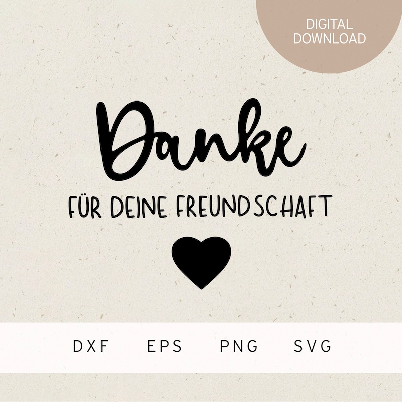 Danke für die freundschaft - Etsy.de
