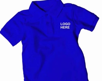 Polo personnalisé pour enfants Imprimez n'importe quel nom, polos avec logo photo / texte Polo personnalisé Polo pour enfants avec polo bébé à manches courtes