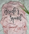 Personalised Bridesmaid Satin Robe Kids Robes Flower Girl Robes Bridal Robes Customized Kimono Robes Wedding Gift  Robes Birthday Girl Robe