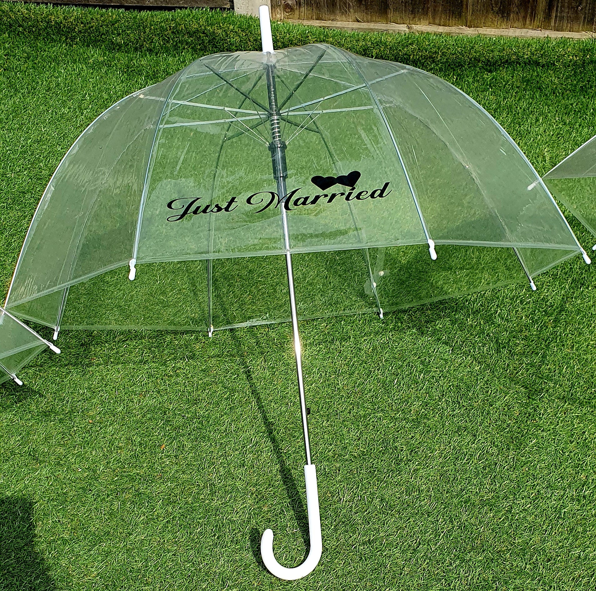 Chesoon Klar-Regenschirm – Transparent, Automatisch öffnend, 14 Rippen | Perfekt Für Hochzeiten, Fotos, Alltag