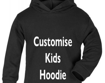Personalized Kids Hoodie: Custom Photo Print  Hoodie Unisex Cotton Jumper