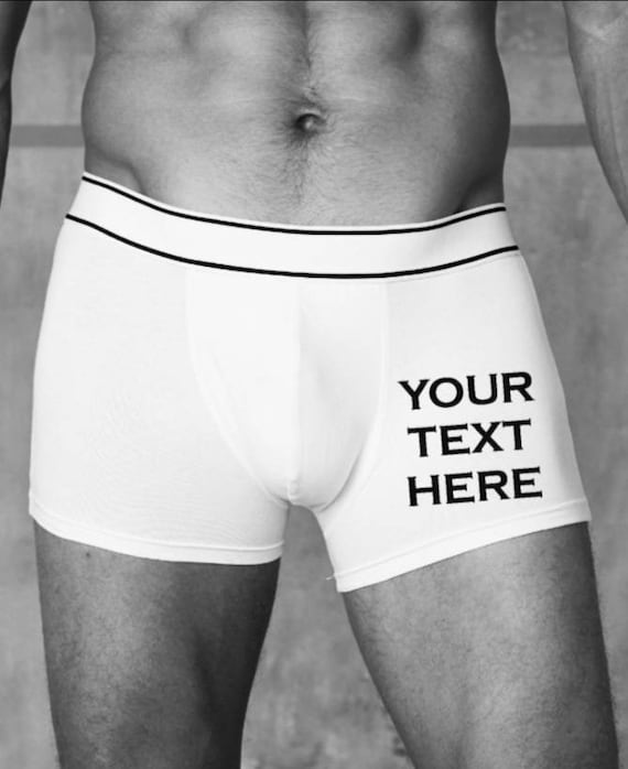 Personalised Mens Boxer Shorts Custom 