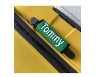 Personalised Luggage Handle Cover Suitcase Grip Identifier Tag Travel Accessory Soft Neoprene Water-Resistant Luggage Handle Grip for travel