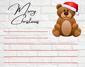 Carte d’ours de Noël