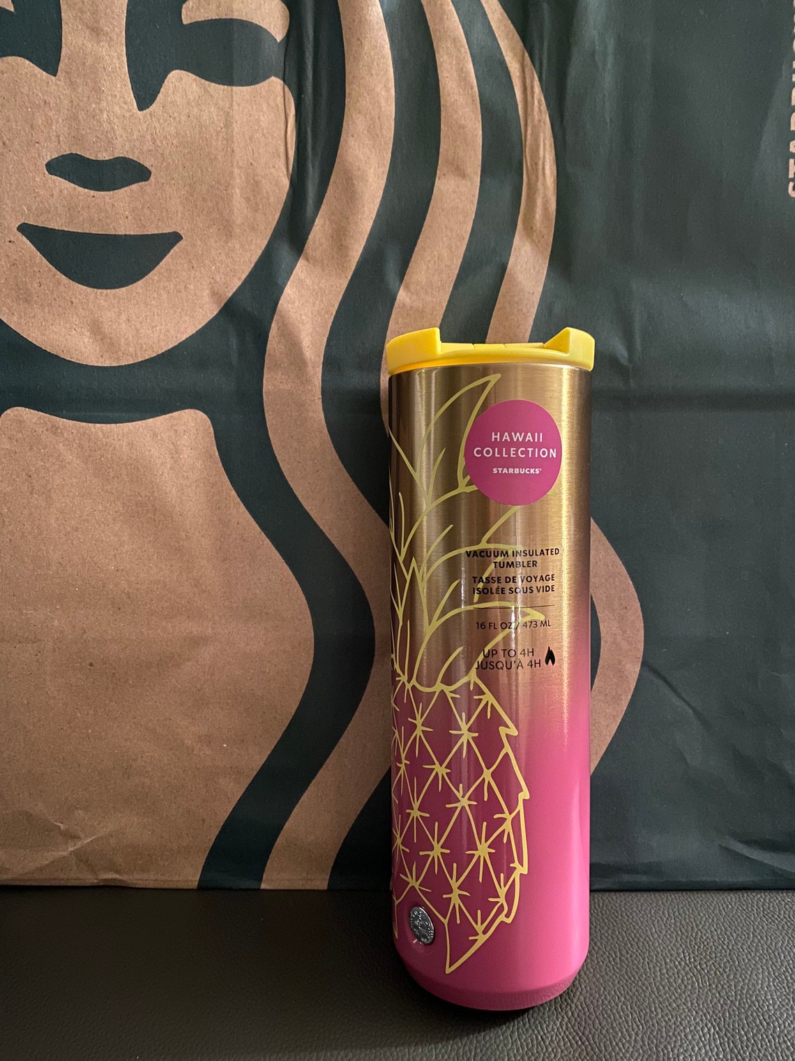 Starbucks Tumbler Pineapple Hawaii Exclusive Collection Etsy