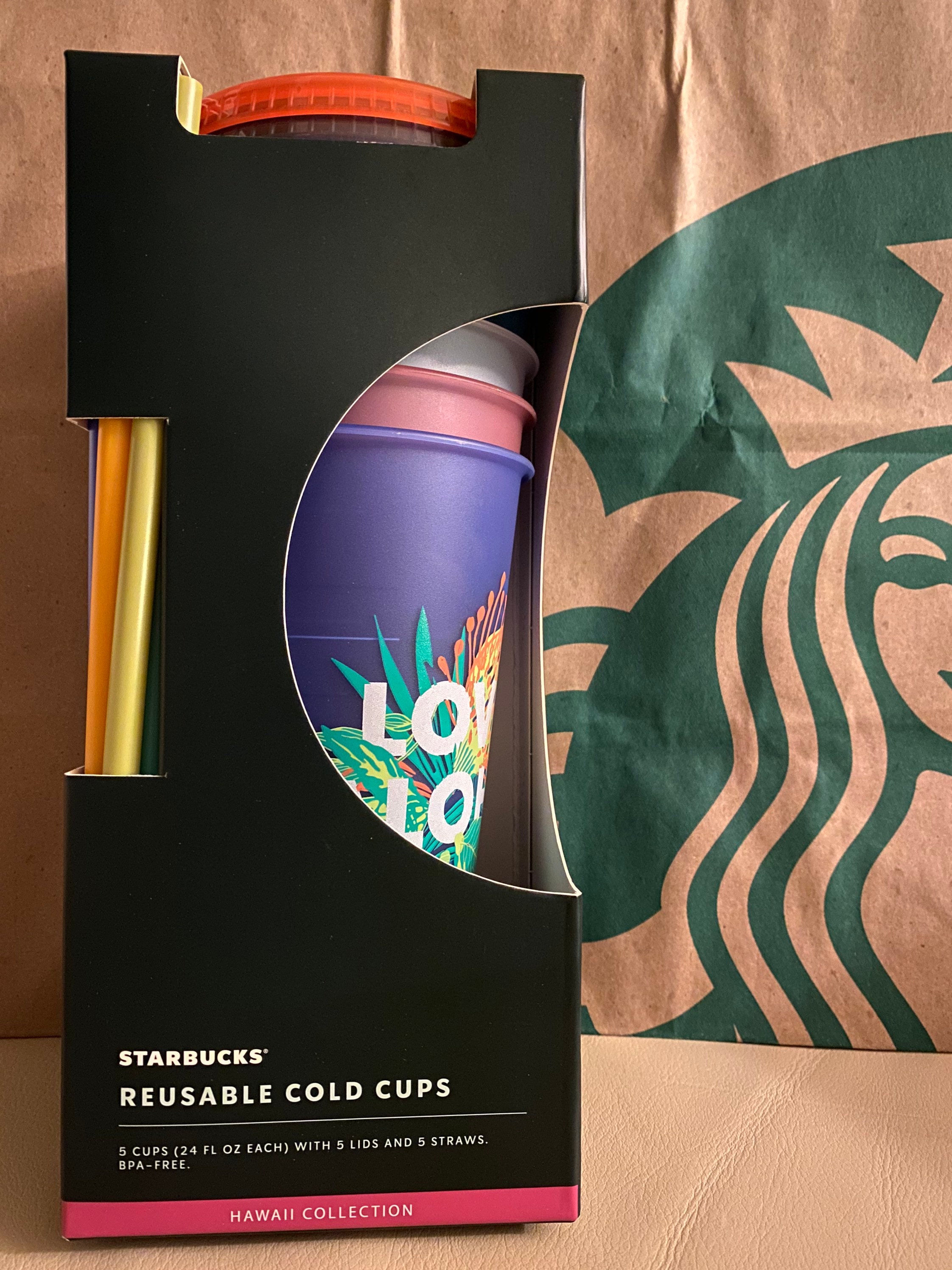 Starbucks Tumbler Hawaii Aloha Vibesset of 5 Etsy