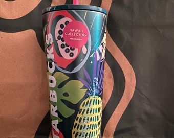 Starbucks Tumbler Hawaii Exclusive - Pink Pineapple - Hot Cup 16oz