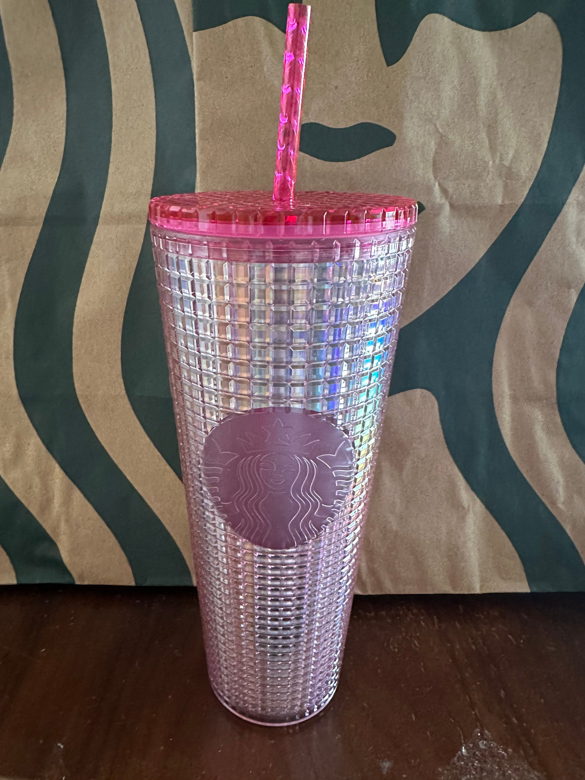 Personalized Iridescent Studded Tumbler 24oz Custom Name Travel Cup With  Straw Personalized Gifts for Her Best Friend Christmas Gifts 