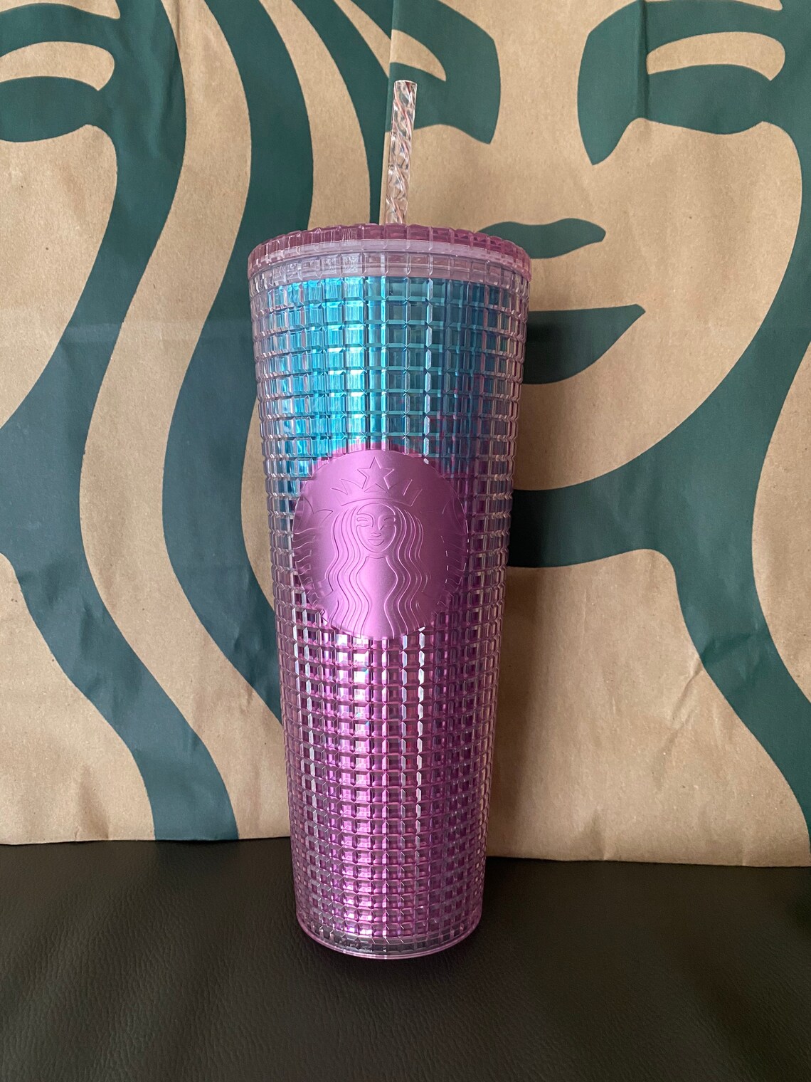 Starbucks Matte Black Studded Tumbler Etsy