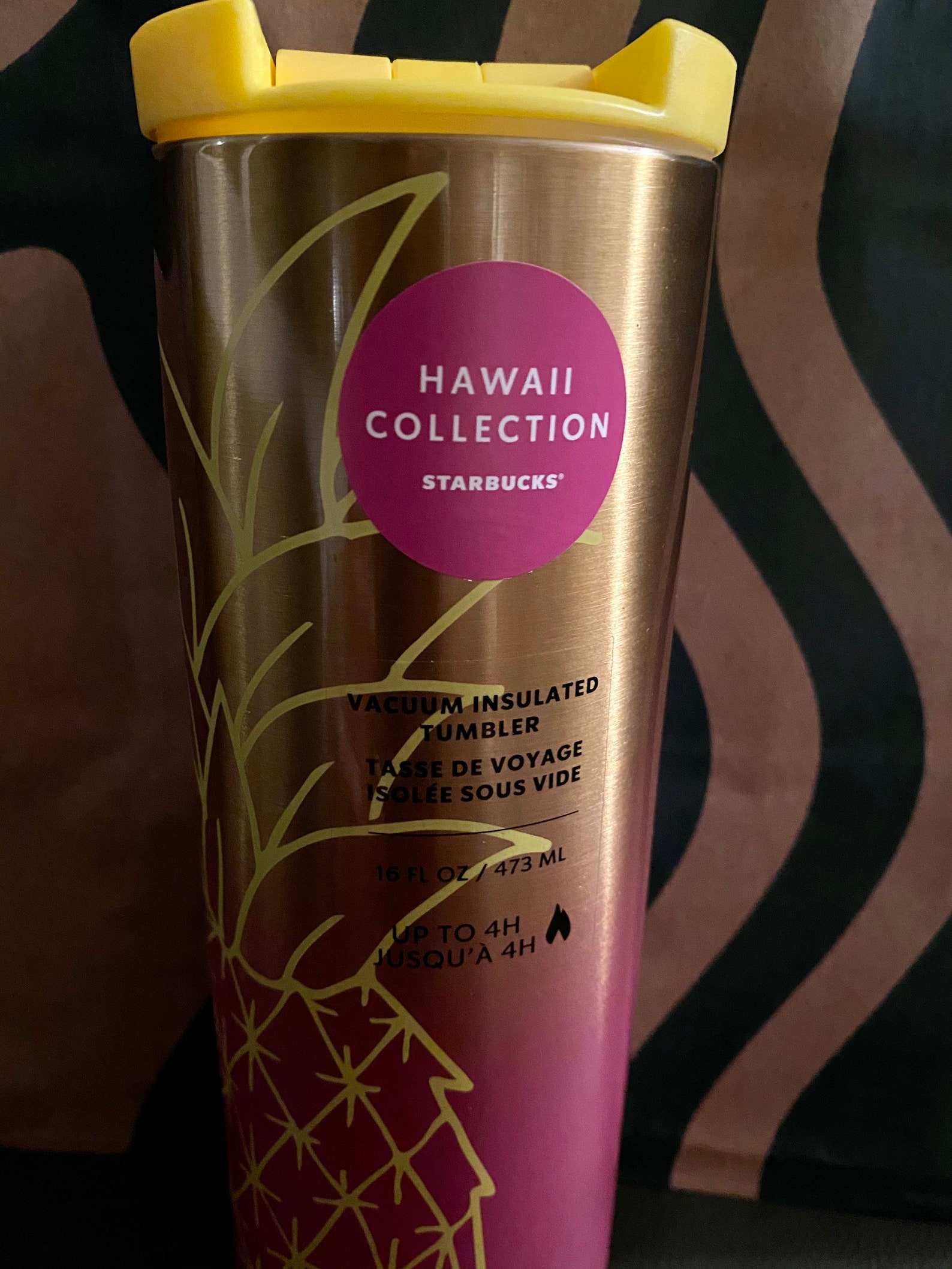 Starbucks Tumbler Hawaii Exclusive Pink Pineapple Hot Cup Etsy