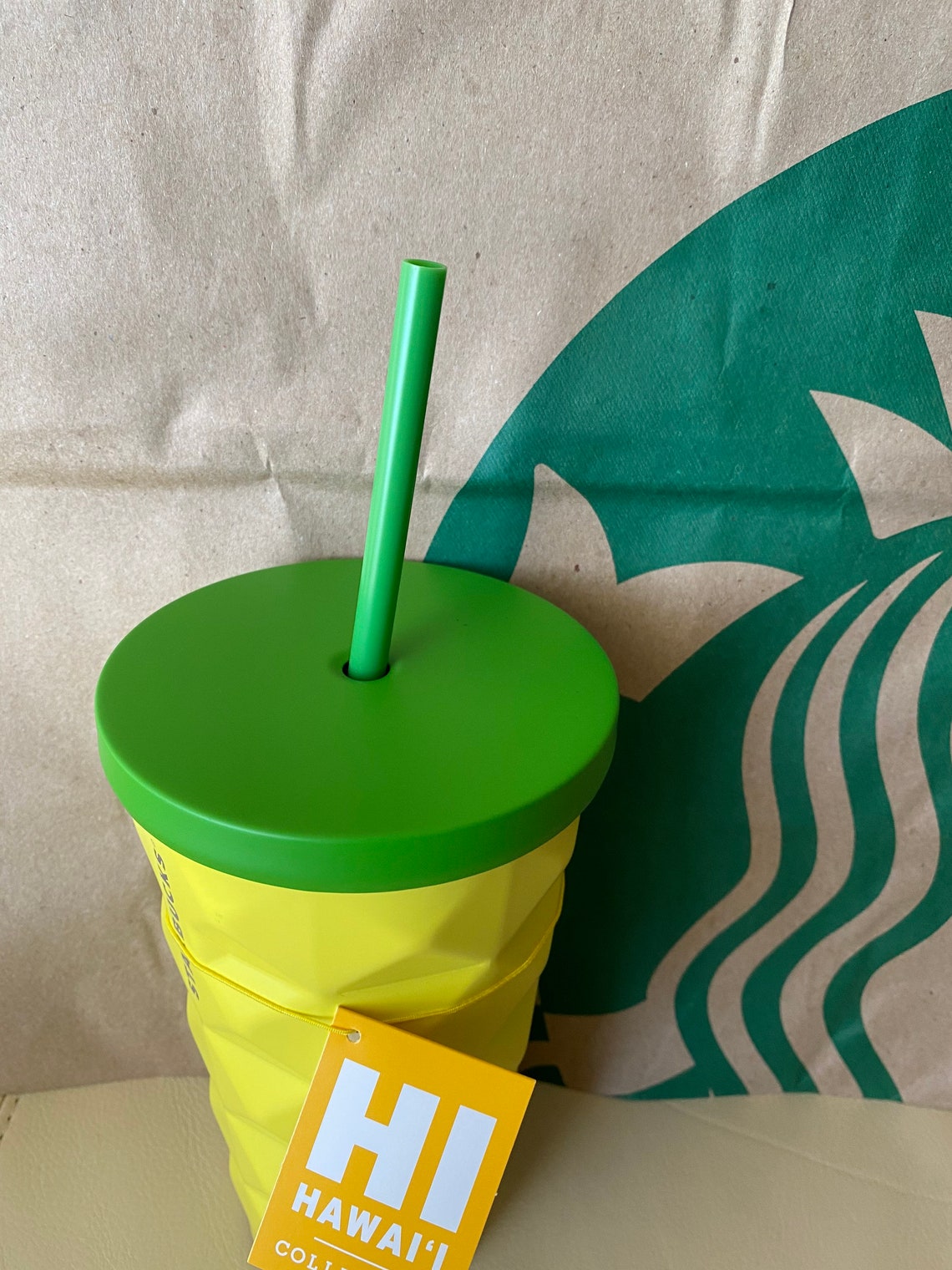 Starbucks Tumbler Hawaii 2016 Pineapple Coffee Cold Metal Cup Etsy