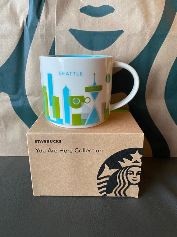 Starbucks Mug Seattle You Are Here Collection 14oz Etsy