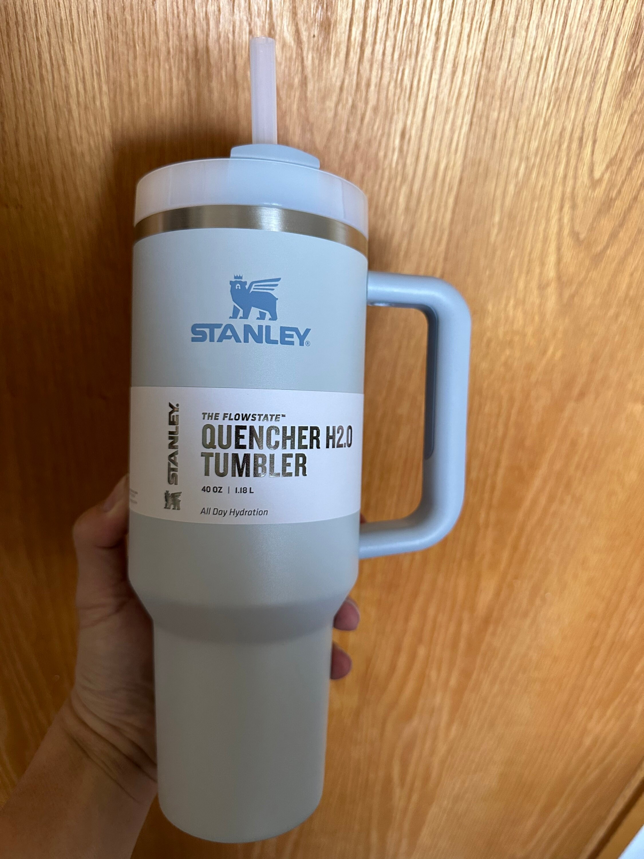 Stanley Cup 40 oz Tumbler with Handle NEW FOG Color Review 