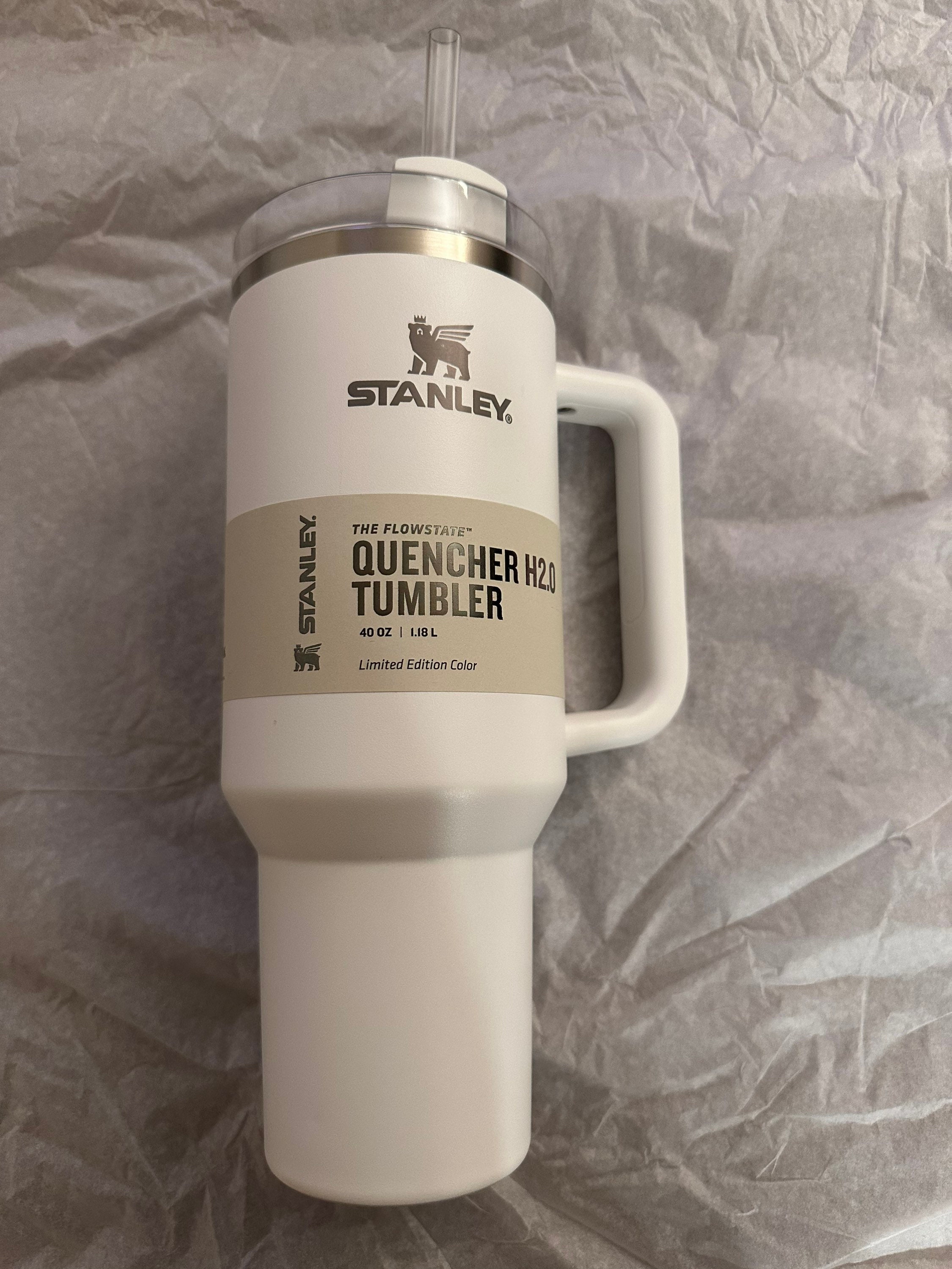 STANLEY Adventure 40oz Stainless Steel Quencher Tumbler-Brilliant White