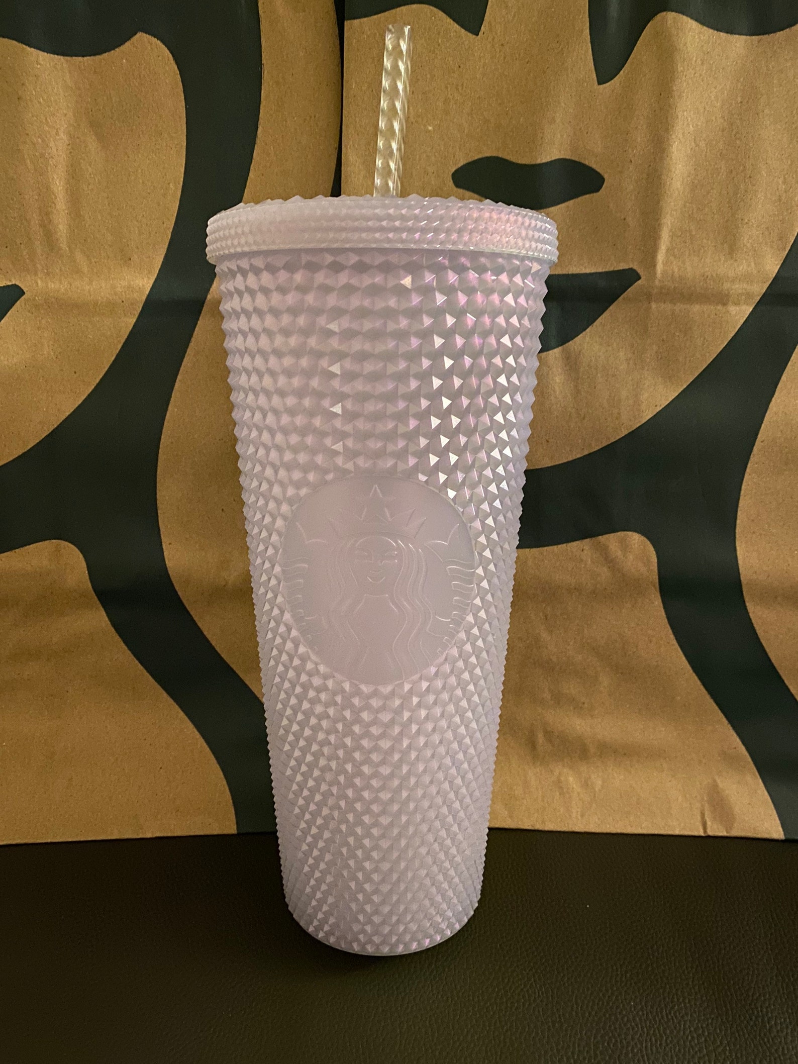 Starbucks Tumbler Icy White Studded Holiday 2021 Venti Etsy UK