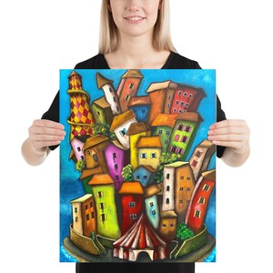 Circus city (Print).