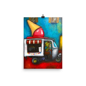 Ice cream van (Print)