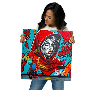 Once upon a spray can. Little Red Riding Hood (Print)