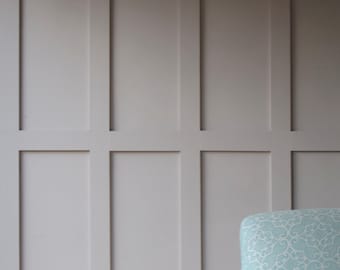 Georgian Style MDF Wall Panelling Kit - Easy Fit