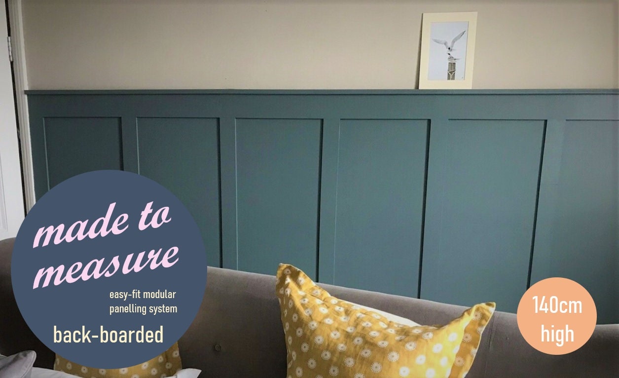 Batten & Board 1.4m High Solid MDF Panelling for Uneven Walls Etsy UK