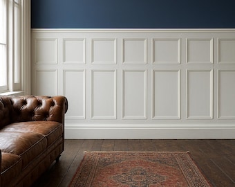 Real WOOD Solid Wall Panelling, Unfinished, Period Interior, Handmade