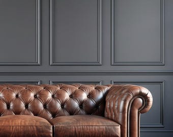 Moulded Wainscoting - Primed Wall Beading Pre-Made Packs, Handmade, REAL WOOD, not PLASTIC