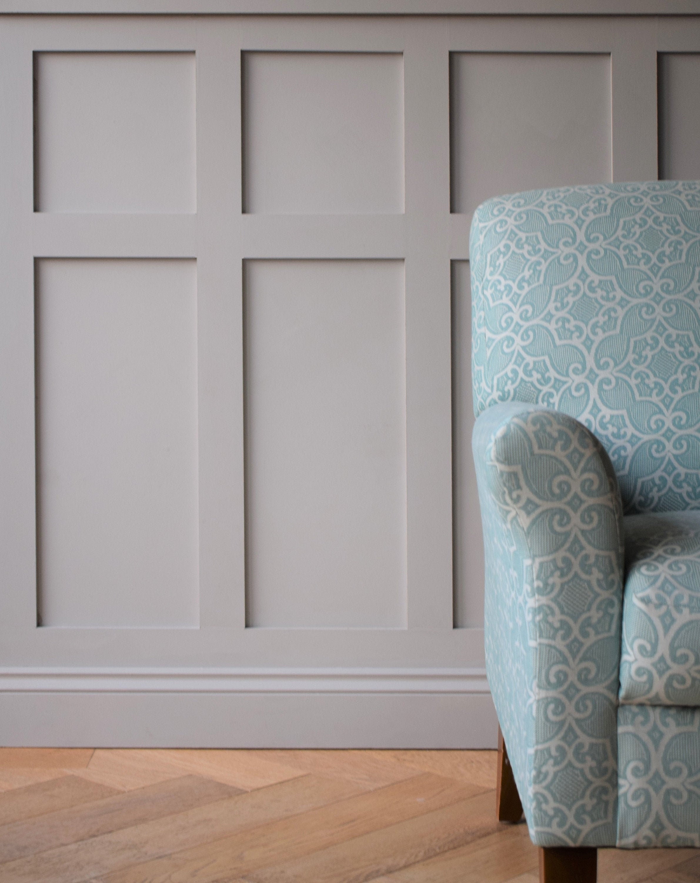 Half Wall Panelling Kit Easy Fit Edwardian Wall MDF Panels Etsy UK