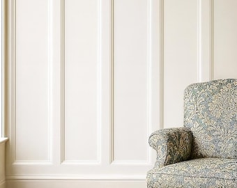 Solid Wood period panelling with primed finish | antique look | arts & crafts | different heights