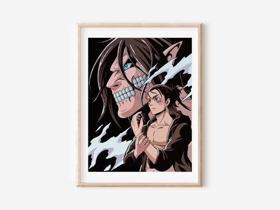 Attack of the Titans Anime Personalised Birthday Card-Photo Print or Poster