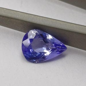 Natural Tanzanite Pear Cut 0.87CT, Tanzanite Pear Cut, Natural Tanzanite Pear, Tanzanite Pear,Loose Tanzanite Pear Cut 8×6 MM,Blue Tanzanite