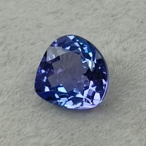 Top Quality Natural Tanzanite Heart Shape, Tanzanite Heart Shape, 7MM Tanzanite Heart, Loose Tanzanite Heart, 1.10 Crt Tanzanite Heart Cut.
