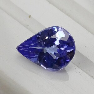 Natural Tanzanite Pear 8x6 MM For Jewelry, Tanzanite Pear Cut, Natural Tanzanite Pear, Tanzanite Pear, Loose Tanzanite Pear Cut, Tanzanite.