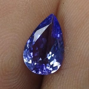 Natural Tanzanite Pear Cut, 9x6MM Tanzanite Pear, Tanzanite Pear Cut, Tanzanite Pear For Jewelry, Blue Tanzanite Pear, Loose Tanzanite Pear.