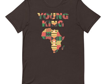 African t shirt, Young King, African pattern Unisex t-shirt