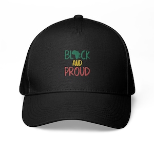 Casquette africaine, noir et fier, carte de l'Afrique, casquette de baseball classique