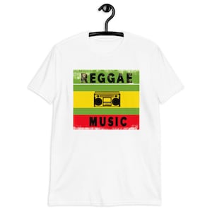 Reggae Music t shirt,  Rasta Colors Unisex T-Shirt