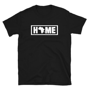 Accueil Chemise Afrique, fierté noire africaine, carte de l'Afrique T-shirt unisexe