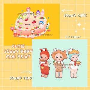 Cutie Sonny Baby | Cake & Trio Mini Prints