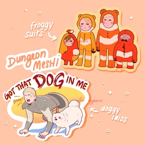 Dungeon Meshi (Delicious in Dungeon) - Anime Die-Cut Stickers