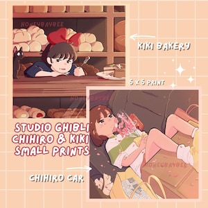 Studio Ghibli Kiki & Chihiro | Cute Small Prints