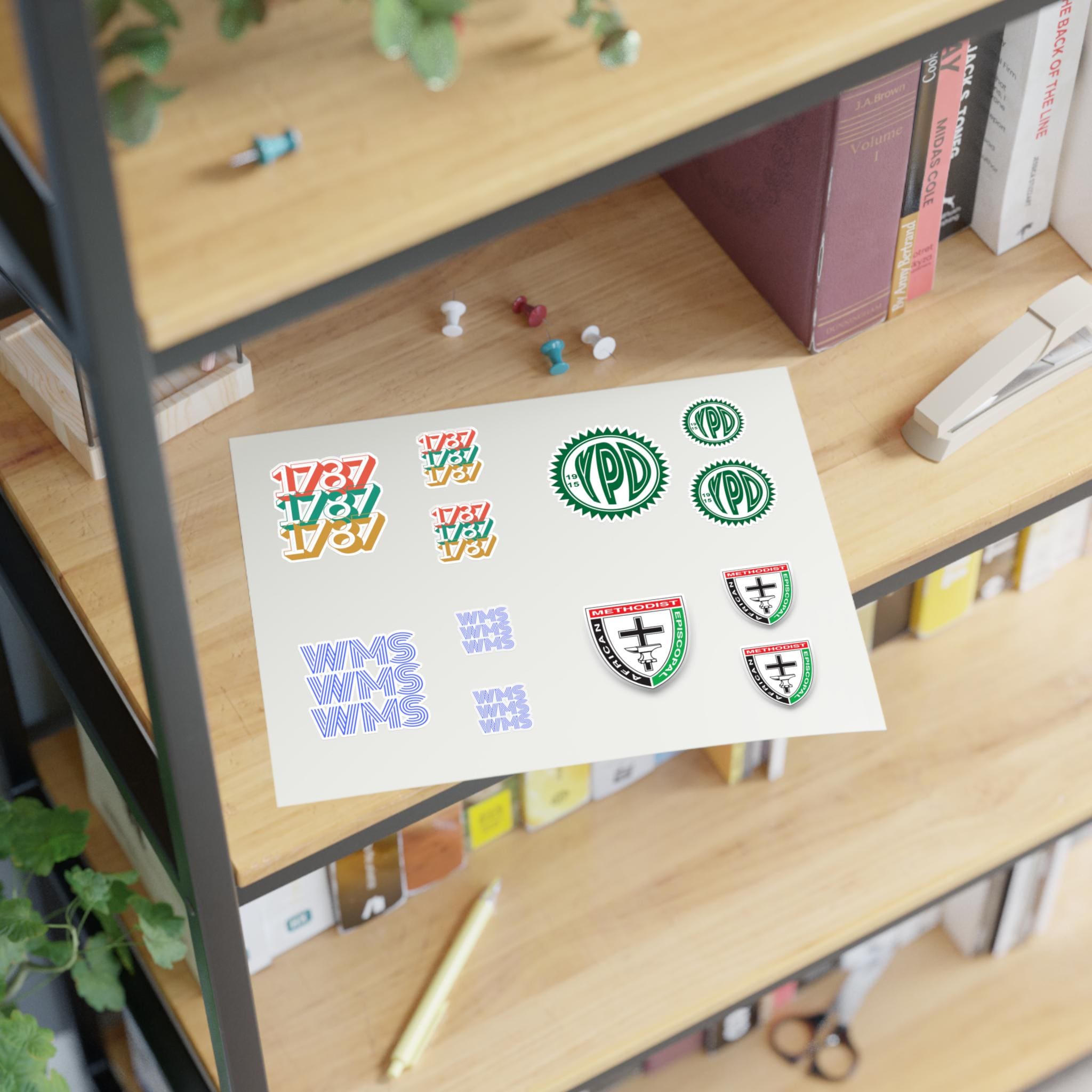 AME Church Organization Sticker Sheet: Water-resistant Vinyl - Etsy