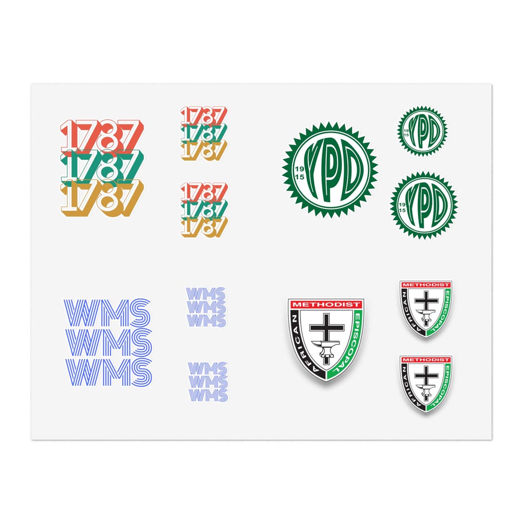 AME Church Organization Sticker Sheet: Water-resistant Vinyl - Etsy