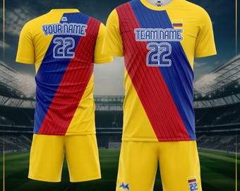 Maglia da calcio della Colombia: uniforme da calcio traspirante, regalo per i tifosi