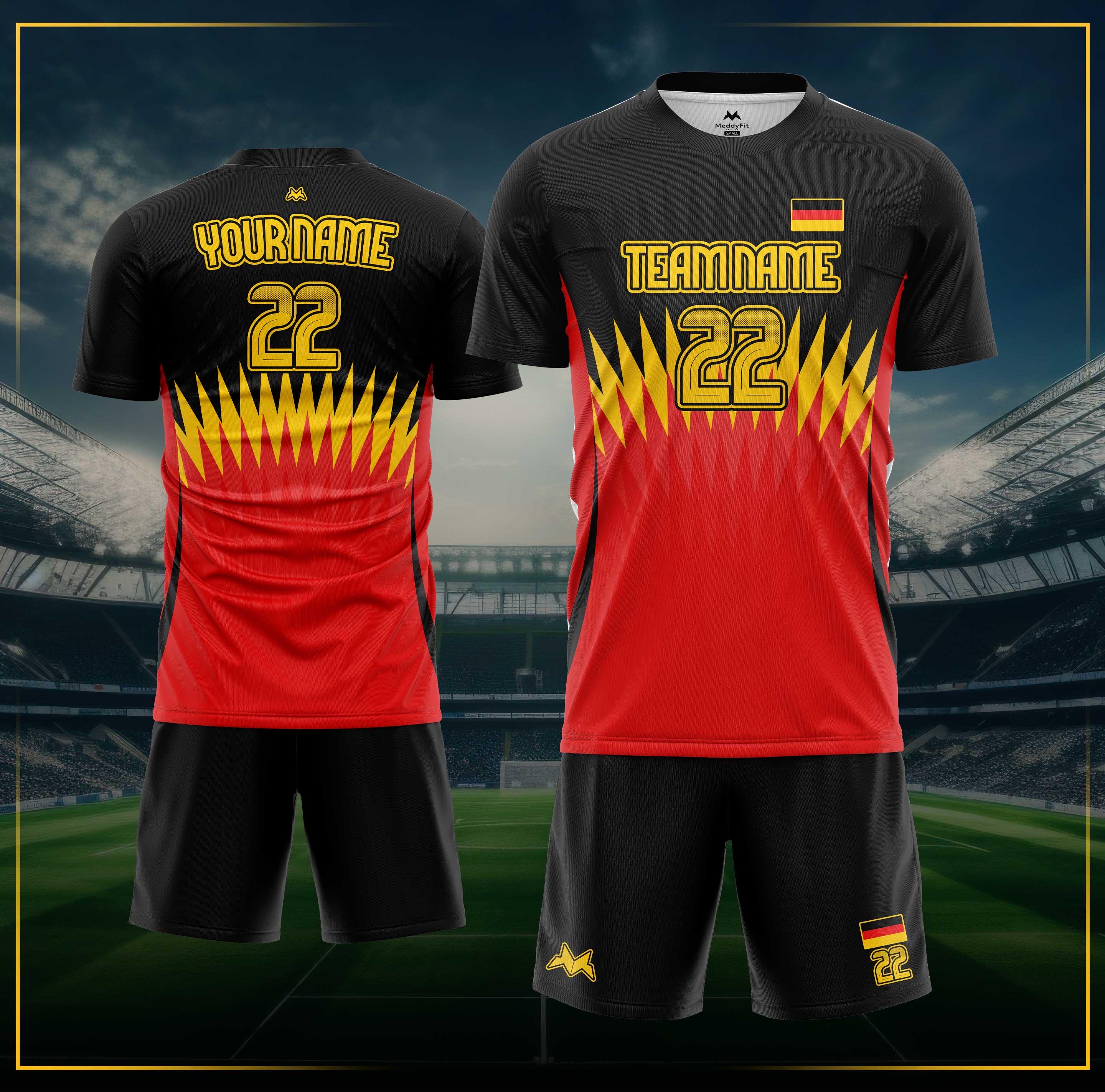 Personalized Germany Soccer Jersey: Custom Name & Number, Fan Apparel