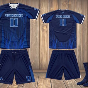 Custom Japan Soccer kit for kids with your Name and Number, Best birthday gift for Soccer kids, Custom Soccer Jersey & Short