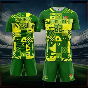 Personalized Portugal Soccer Jersey: Custom Name & Number Uniform